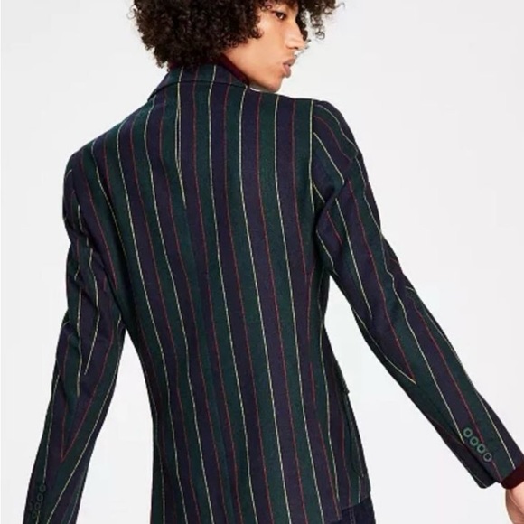 PAISLEY & GRAY 2 piece suit Ivy League Striped Wool Suit Slim fit NEW with tags - Picture 2 of 7